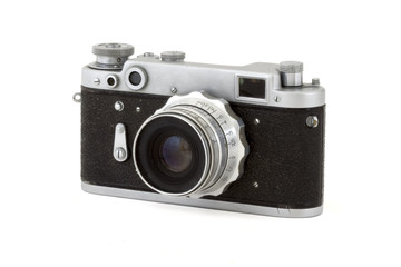 Vintage Soviet camera, isolated