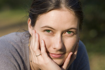 Fototapeta premium portrait femme