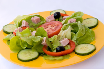 mixed vegetable arrangement-salad