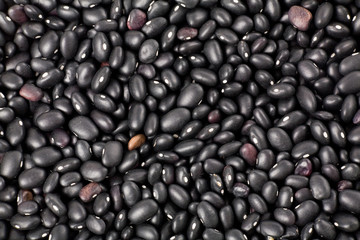 black beans close up shot for background
