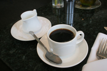 coffee and cream