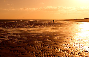 Sunset at Skegness - Gibraltar Point beach