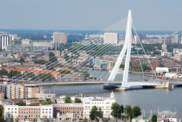 Aerial photo of the City of Rotterdam (the Netherlands)