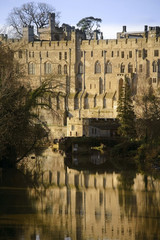 warwick castle warwickshire midlands england uk river avon