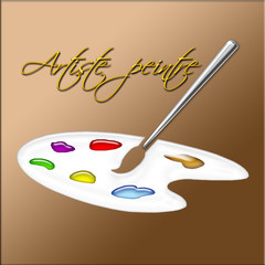 Palette de peinture 