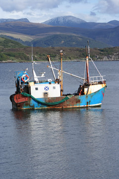rusty fishing boat