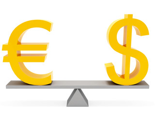 equilibrium euro and dollar