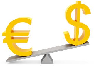 balance euro and dollar