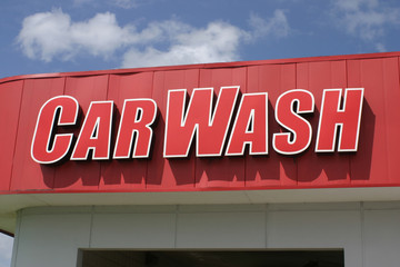 Car wash sign