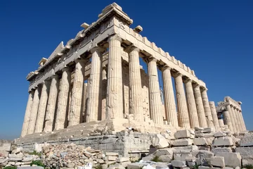 Deurstickers Het Parthenon, in Athene © Eishier