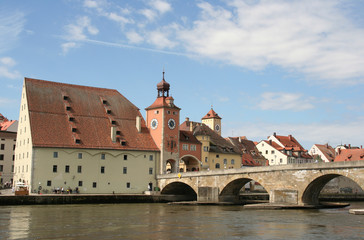 Steinerne Brücke in Regensburg