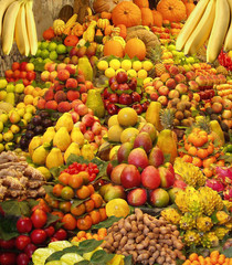 Bresil- Etalage de fruits
