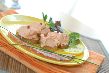 toasts au saumon