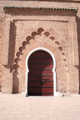 Fototapeta na wymiar Marrakech Koutoubia Mosque Door
