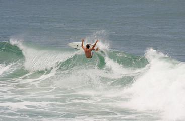 surfer en action