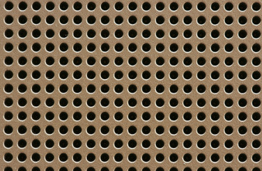 Metal lattice on dynamics of the tape recorder