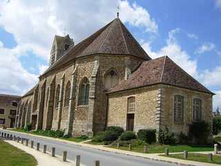 Fototapeta na wymiar Eglise Blandy les Tours