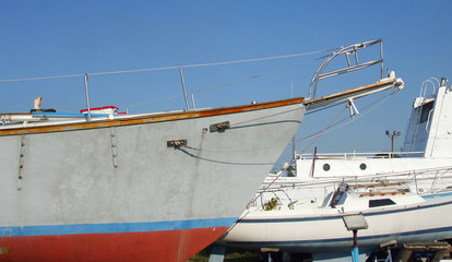 Boats Awaiting Repair