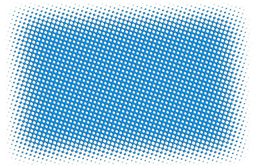 Fototapeta premium Blue background with technodots on the white