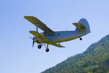 Biplane An-2 (Antonov) in the airshow