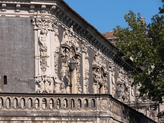 Catania il barocco palazzo Biscari