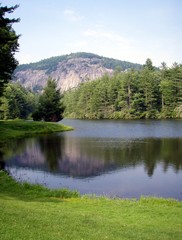 Obraz premium View of Whiteside Mountain