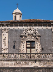 Fototapeta premium Catania il barocco palazzo Biscari