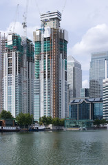 Riverside skyscraper constuction