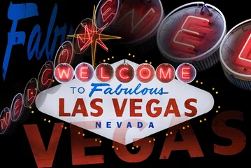 Rolgordijnen Welkom bij Fabulous Las Vegas © Brendan Steele