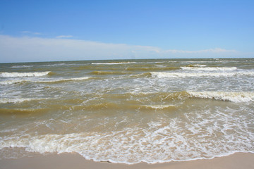 Beautiful seaside landscape.