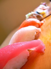 Sushi in a row