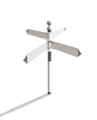 English Signpost cutout