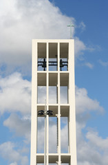 Modern architecture church tower