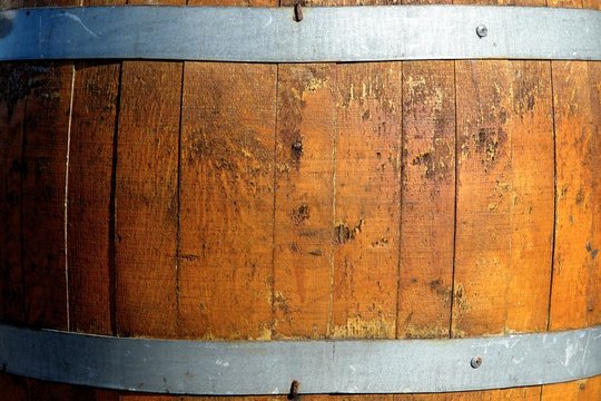 Wood barrel background