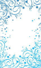 Christmas white and blue background. Ideally for your use