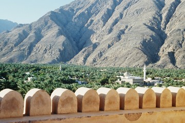 Burg und Zinnen im Oman