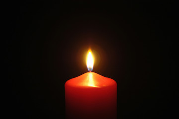 brennende Kerze