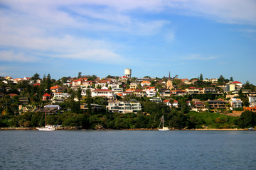 Fototapeta na wymiar Sydney seaside residential..