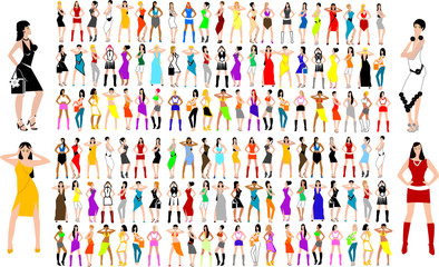 Vector girls