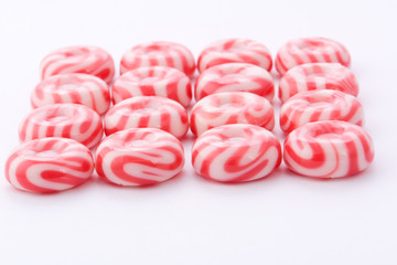 red white candies