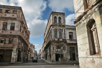 Havana city afternoon Cuba 2007
