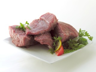 red beef meat