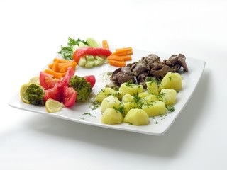 chicken pluck with vegetables