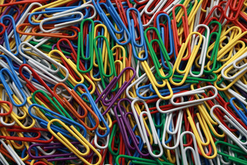 Paper clips background