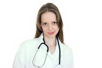 Fototapeta premium Young girl ready for you diagnoses