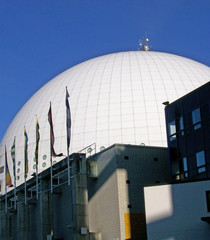 the globen concert hall in stockholm sweden