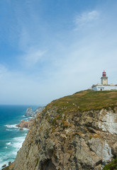 Fototapeta na wymiar lighthouse at Cabo de Roca 