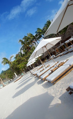 relax on the beach