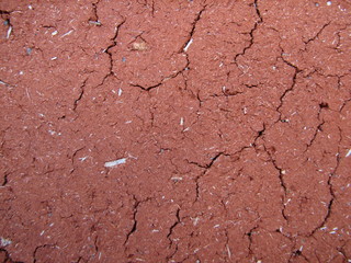 mur de boue craquelée