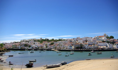 Naklejka na ściany i meble Ferragudo, Portugal in Algarve region.